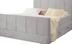 Boxspringbett Harmony hellgrau Liegefläche B/L: ca. 180x200 cm