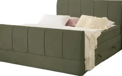 Boxspringbett Harmony olive Liegefläche B/L: ca. 160x200 cm