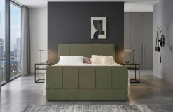 Boxspringbett Harmony olive Liegefläche B/L: ca. 160x200 cm