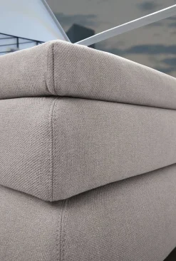 Boxspringbett hellgrau Flachgewebe Liegefläche B/L: ca. 180x200 cm