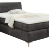 Boxspringbett hellgrau Liegefläche B/L: ca. 140x200 cm