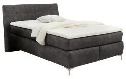 Boxspringbett hellgrau Liegefläche B/L: ca. 140x200 cm