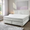 Boxspringbett hellgrau Liegefläche B/L: ca. 180x200 cm