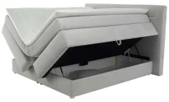 Boxspringbett hellgrau Liegefläche B/L: ca. 180x200 cm
