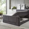 Boxspringbett Kenosha anthrazit Liegefläche B/L: ca. 180x200 cm