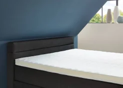 Boxspringbett Kokomo anthrazit Liegefläche B/L: ca. 140x200 cm