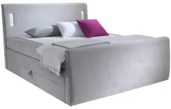 Boxspringbett Lighting grau Liegefläche B/L: ca. 160x200 cm