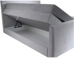 Boxspringbett Lighting grau Liegefläche B/L: ca. 160x200 cm