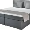 Boxspringbett Lima anthrazit Liegefläche B/L: ca. 180x200 cm