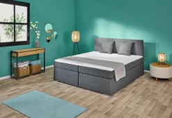 Boxspringbett Lima anthrazit Liegefläche B/L: ca. 180x200 cm