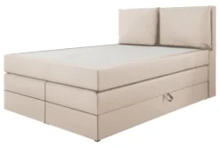 Boxspringbett Lissy creme Liegefläche B/L: ca. 140x200 cm