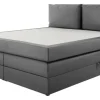 Boxspringbett Lissy graubraun Liegefläche B/L: ca. 160x200 cm