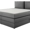 Boxspringbett Lissy graubraun Liegefläche B/L: ca. 180x200 cm