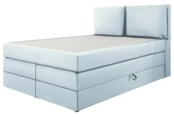Boxspringbett Lissy hellblau Liegefläche B/L: ca. 140x200 cm