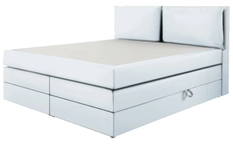 Boxspringbett Lissy hellblau Liegefläche B/L: ca. 160x200 cm