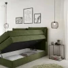 Boxspringbett Lissy olive Liegefläche B/L: ca. 160x200 cm