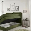 Boxspringbett Lissy olive Liegefläche B/L: ca. 140x200 cm