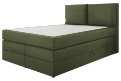 Boxspringbett Lissy olive Liegefläche B/L: ca. 140x200 cm