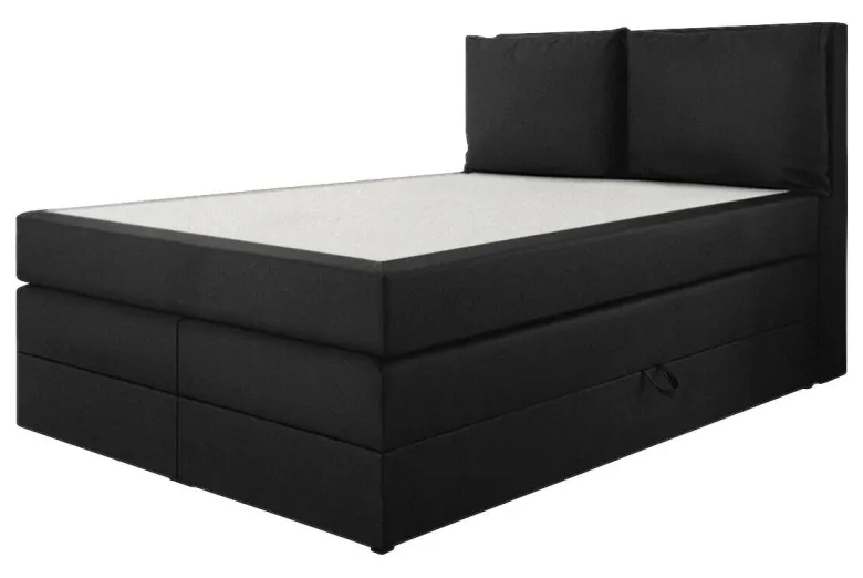 Boxspringbett Lissy schwarz Liegefläche B/L: ca. 140x200 cm