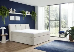 Boxspringbett Lugano ivory Liegefläche B/L: ca. 180x200 cm