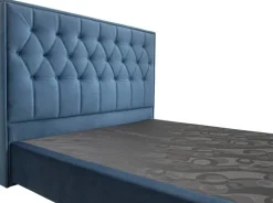 Boxspringbett Lydia blau Liegefläche B/L: ca. 200x200 cm