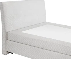 Boxspringbett Marbella Silbergrau Liegefläche B/L: ca. 180x200 cm
