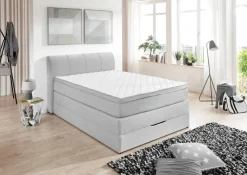 Boxspringbett Modesto Silbergrau