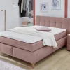 Boxspringbett rosa Feinstruktur Liegefläche B/L: ca. 140x200 cm
