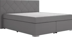 Boxspringbett Wien grau Liegefläche B/L: ca. 180x200 cm