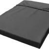 Boxspring Spannbetttuch anthrazit Baumwolle B/L: ca. 140x200 cm