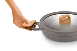 BRA Kochgeschirrset Compac anthrazit Aluminium 4 tlg.
