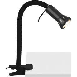 Brilliant Klemmleuchte Flex schwarz Metall Kunststoff B/H: ca. 23x52 cm E14 1 Brennstellen