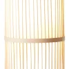 Brilliant Stehlampe Nori 92771/09 natur weiß Holz Textil B/H/T/D: ca. 20x90,5x20x20 cm E27 1 Brennstellen
