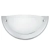 Brilliant Wandleuchte Miramar 90196/15 Chrom weiß Metall Glas B/H/T: ca. 28,5x14x7,8 cm E14 1 Brennstellen