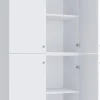 Büroschrank Lona weiß B/H/T: ca. 70x223x39 cm