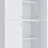 Büroschrank Lona weiß B/H/T: ca. 70x240x39 cm
