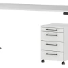 Büro-Sets 9750-581 Lichtgrau schwarz B/H/T: ca. 217x119x80 cm