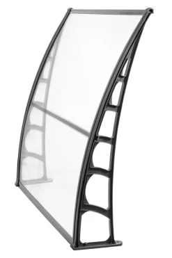 Brosplast Vordach transparent B/H/L: ca. 120x23x105 cm