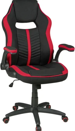 Chefsessel Brendan schwarz rot