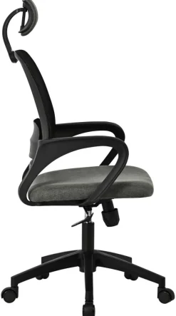 Chefsessel Ela schwarz Stoff