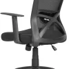Chefsessel LONG schwarz schwarz schwarz Mesh Webstoff Kunststoff
