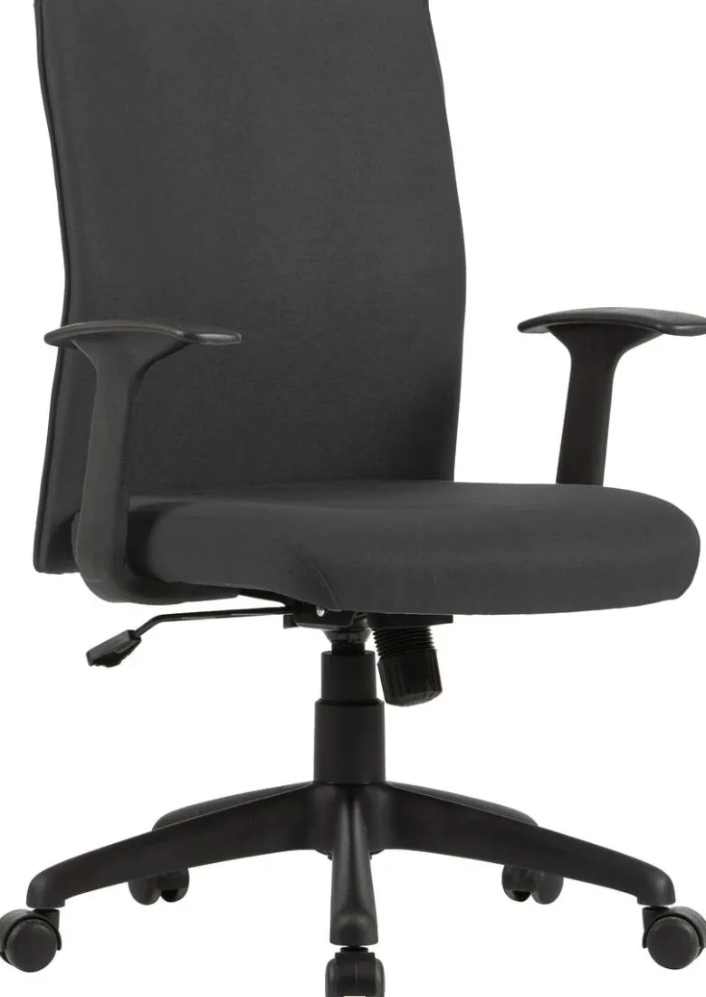 Chefsessel ROCKET schwarz schwarz Webstoff Kunststoff