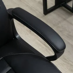 Chefsessel 921-321 schwarz Kunstleder Nylon Kunststoff