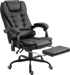 Chefsessel 921-342V91BK schwarz PVC Kunstleder Stahl
