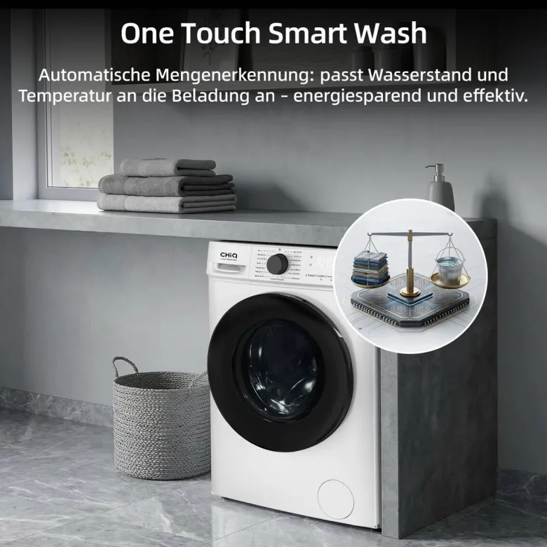 CHiQ Waschmaschine FL70141M3XWGAPO weiß B/H/T: ca. 60x84,7x52 cm ca. 7 kg