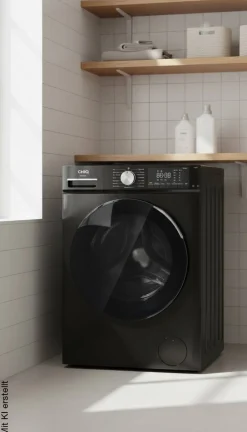 CHiQ Waschmaschine PW105862B schwarz B/H/T: ca. 60x84,7x57,7 cm