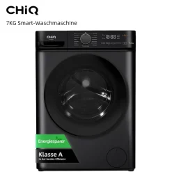 CHiQ Waschmaschine PW73863B schwarz B/H/T: ca. 60x85x46,5 cm ca. 7 kg