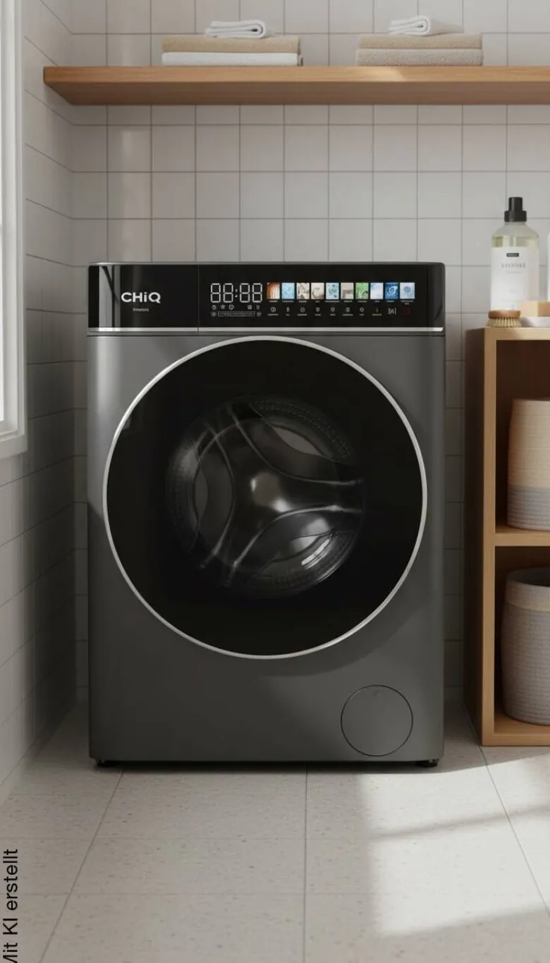 CHiQ Waschmaschine PW86581G grau B/H/T: ca. 60x85x52 cm ca. 8 kg