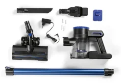 CLEANedition Handstaubsauger 14576 schwarz blau Metall Kunststoff B/H/L: ca. 12x113x33 cm