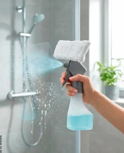 CLEANmaxx Akku-Fensterreiniger weiß Kunststoff B/H/L: ca. 28x14x34 cm